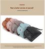 Women's Top Grain Cowhide Mini Coin Purse with Elephant Keychain - Cute, Japanese Style, Real Leather, Super Thin
