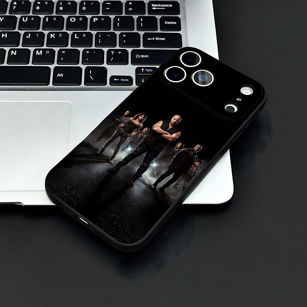 F-fast And F-Furious Handyhülle Für IPhone 17 Air 16 E Pro Max 15 14 13 Mini 12 Pro 11 Max Plus Schwarze Weiche Hülle
