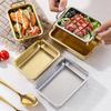 Practical Rectangular Cake Tins Efficient Stainless Steel Oven Tray For Roasting Baking Healthy And Rusts Resistant