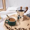 Kaffeemaschine Klassischer Kaffee-Mokka aus Aluminium Espressomaschinen im amerikanischen Stil Kapazität für 1-6 Tassen (150/300 Ml)