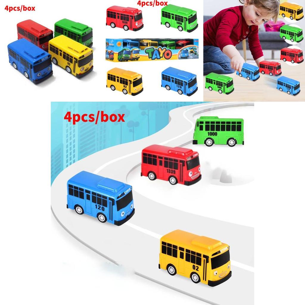 Hochwertiger Minibus in neun Farben mit funktionierenden Türen Lernspielzeug-Set