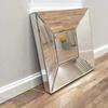 Background Wall Decorative Mirror Square Wall Mirror Ornaments Living Room Wall Hanging Combination Home Decoration Accessories