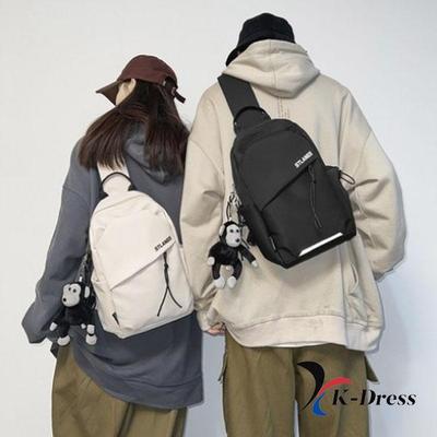 Crossbody Sling Bag Casual Simple Messenger with Keyring