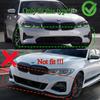 Car Front Bumper Lip Splitter Spoiler Diffuser Guard For BMW 3 Series G20 G21 330e 320d 318d 330d 320d 2019-2022 Body Kit Tuning