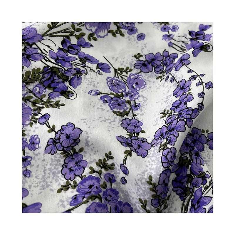 Viskose Stoff Blumenstoff Neu Digital Bedruckt zum Nähen Sommerkleid Kleidung DIY Handgemacht 100*145cm