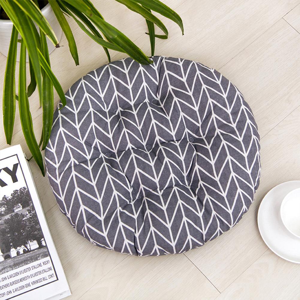 2pcs Round Floor Pillow Chair Pad Tatami Floor Cushion For Living Room Balcony Outdoor Play Area Round [Parallelogram]50cm in diameter#0