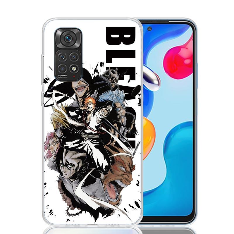 

Anime Bleach Ichigo Kenpachi Phone Case For Xiaomi Redmi Note 13 14 15 Pro Plus 12S 12 14S 11S 11E 10 10S 11 11T 5G 4G Cover Coq Redmi Note 12S