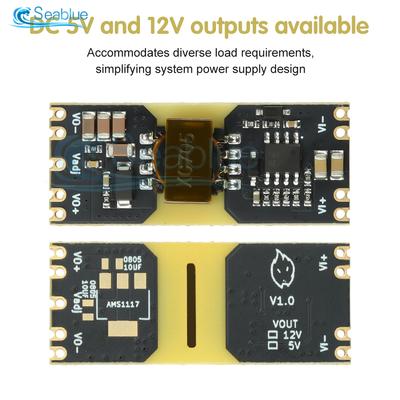 XC7010 Isolation Power Supply Module DC 15-70V To 5V/12V With Short-Circuit Protection Reserve LDO for Industrial Equipment