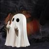 Halloween Decor Cute Middle Finger Ghost Statue Small Home Centerpiece Adorable Horror Figure