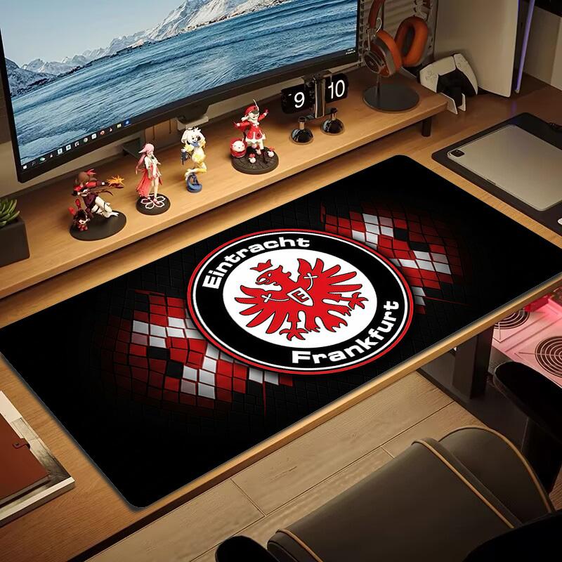 Tappetino per Mouse Colore Eintracht Frankfurt Grande Cuscino per Tavolo da Gioco Antiscivolo per Laptop Tablet Mousepad Grande Tappetino XXL Mini PC Playmat Con Bordo Bloccato