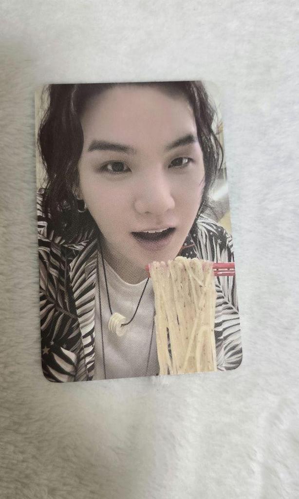 [USED] BTS suga D DAY record analog version trading card