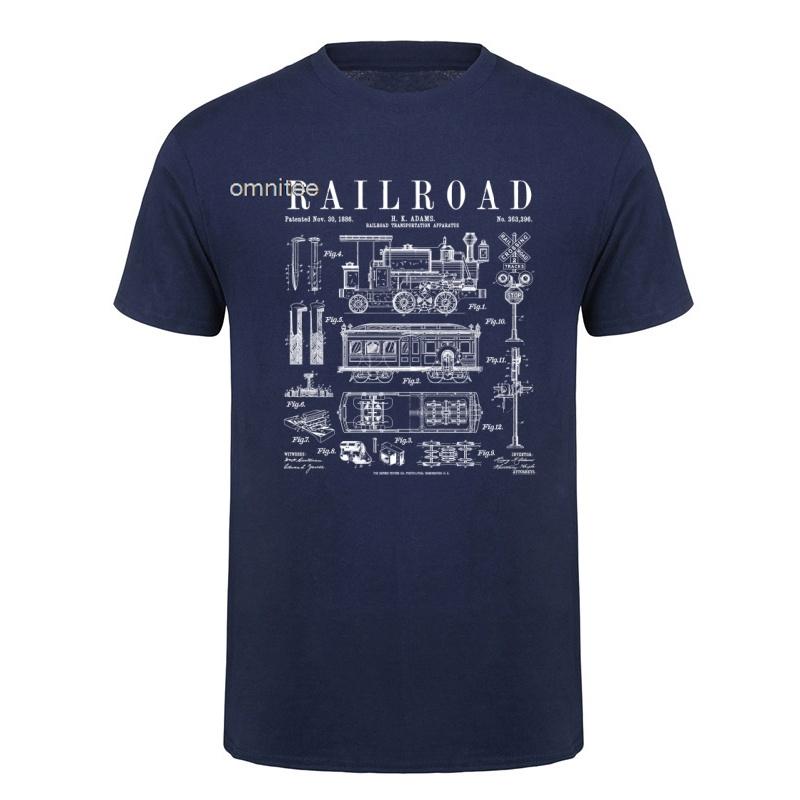 Train Lover Model Railroad Conductor Funny Train T Shirt Short Sleeve Birthday Gifts Railroad Railway Tshirt Hj115
