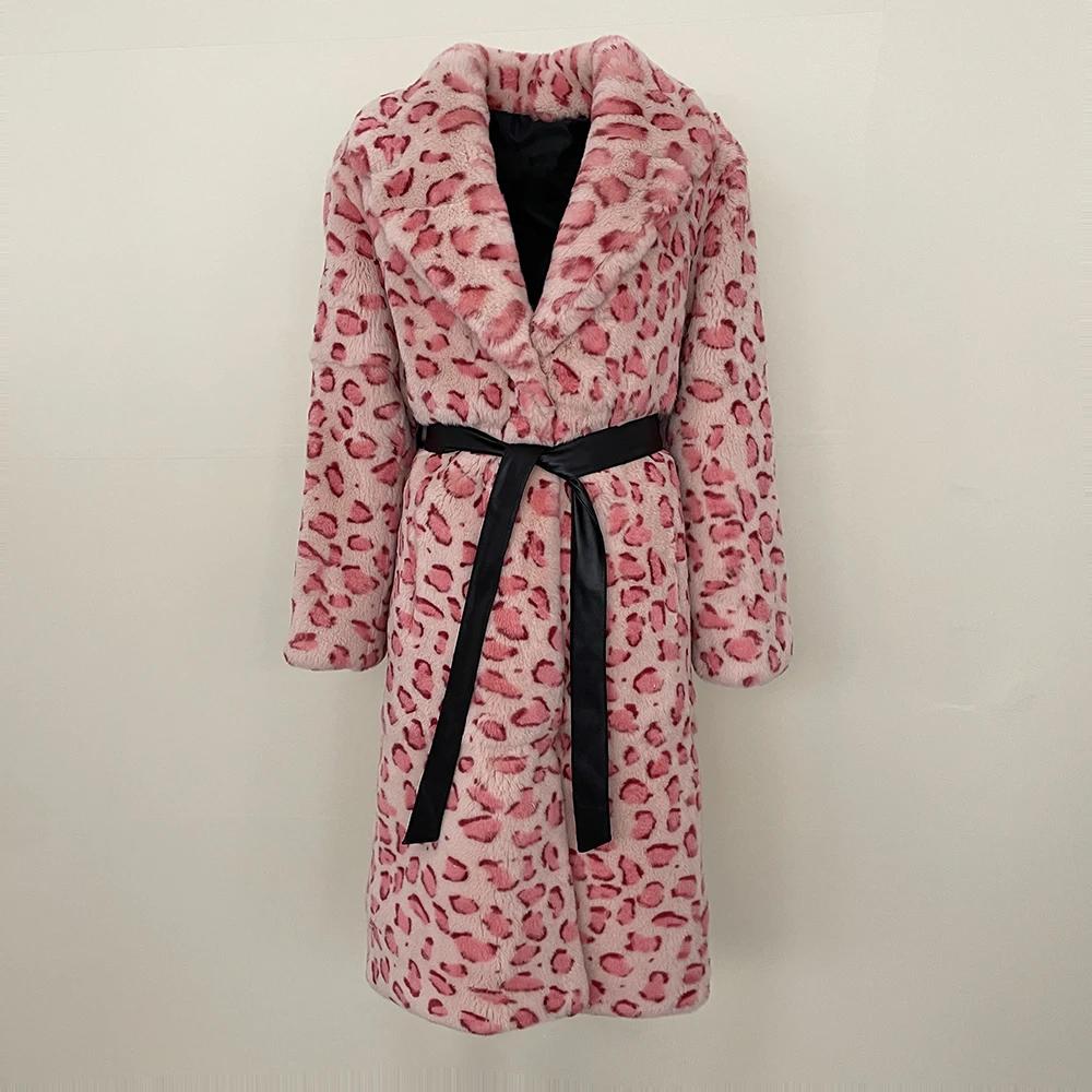 

OFTBUY 2024, осенне-зимняя расширенная цельнокожаная универсальная куртка из импортного меха кролика рекс, женская модная теплая шуба с мехом M