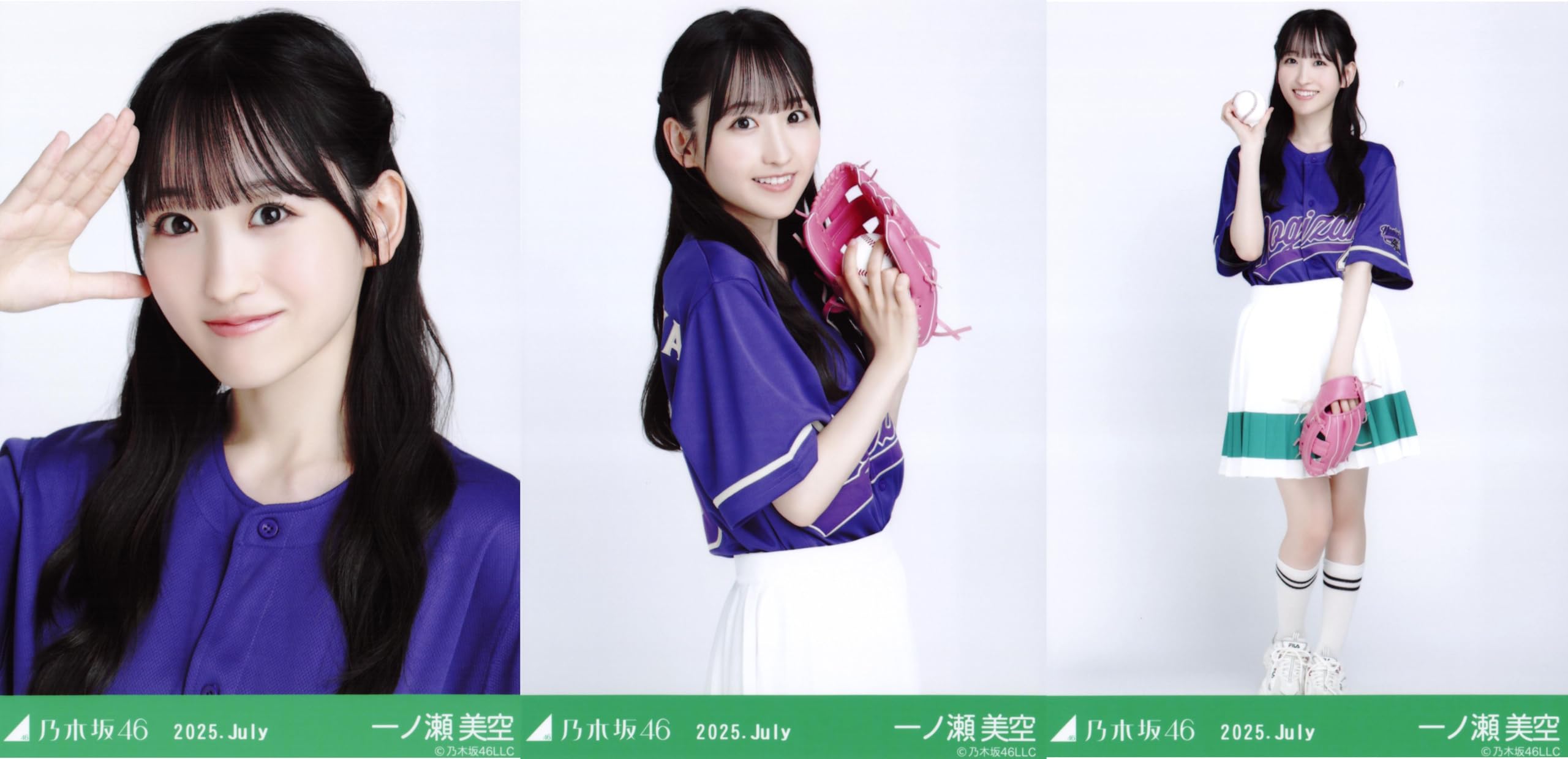 

Nogizaka46 Photo July 2025 Baseball Shirt 2025 Ichinose Misora