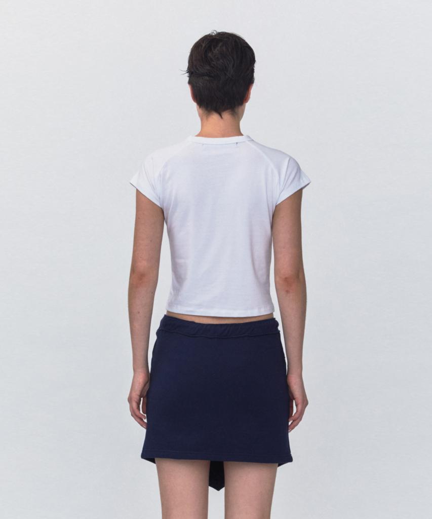 REST&RECREATION Rr Crystal Logo Crop Top_White