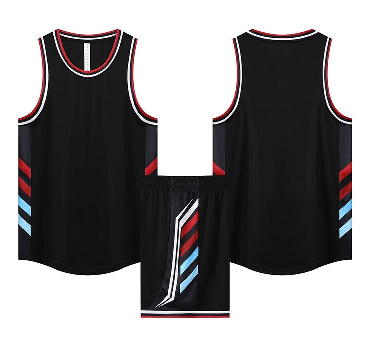 

American Basketball Jersey Set Loose Vest College Student Children S Training Jersey Quick Drying Printing Sports Jersey Summer 6XL чорний