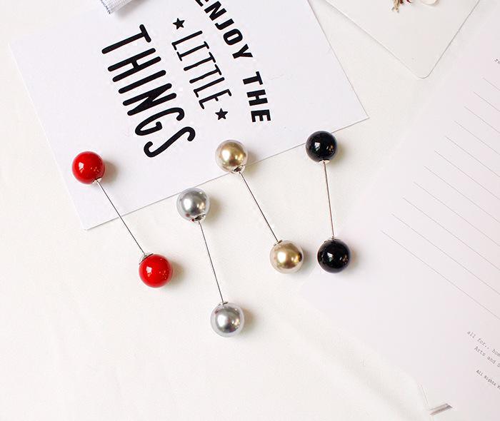 Korean Pearl Brooch: All-Match Women's Cardigan, Scarf Pin, Shawl Buckle, Small Jewelry Accessories