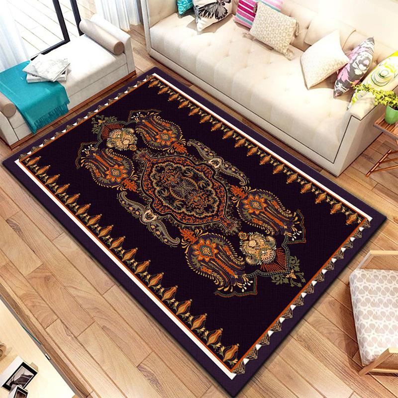 European Style Printed Pattern Non-slip Rug Baby Play Crawl Floor Yoga Mat Living Room Carpet Decoration Tapestry alfombrilla