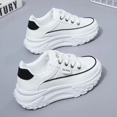 Le Nuove Scarpe Retro da Donna Scarpe con Plateau Primavera Sneakers Casual Scarpe Versatili di Stilista Sneakers da Donna di Alta Qualità