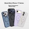 BELKIN iPhone 17 Pro Max Full Coverage Magnetic Phone Case, Pink Semi-Transparent Phone Protective Cover
