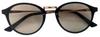 Az Stylish Reading Glasses Light Cut Sabae Manufacturer High Performance Lens Reading Glasses Black Brown Lens [FaceTrick Label] UV/Near Infrared/Blue