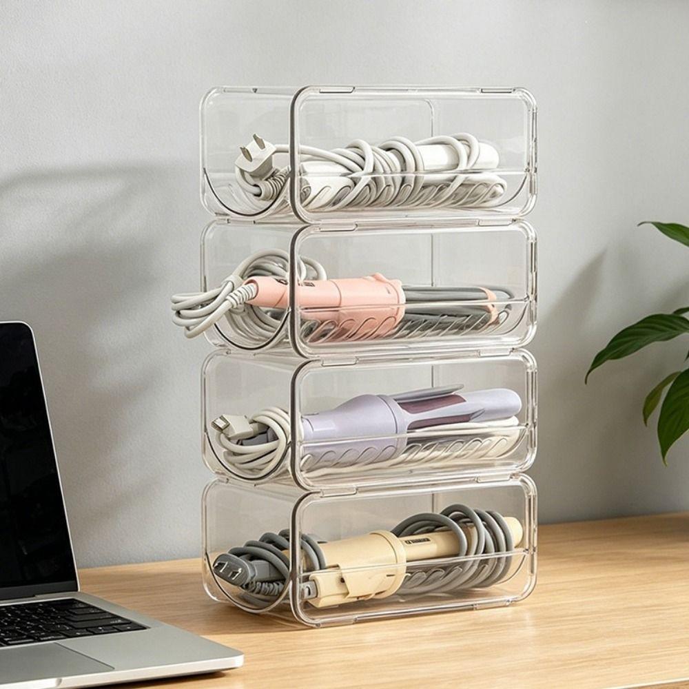 Transparent Curling Iron Storage Rack Stackable Durable Bottle Storage Shelf Sturdy Compact Bottle Organizers Kitchen Utensils