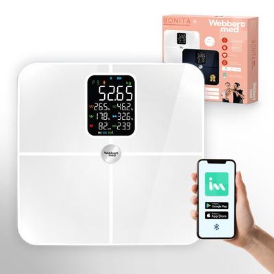 Balança de Banheiro Analítica 16 Parâmetros Apple Health, Google Fit, IF1321B