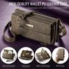 Suitable for iPhone 17 Flip Phone Case, Samsung A56 Phone Leather Case, Zipper Wallet, S24ULTRA Protective Case