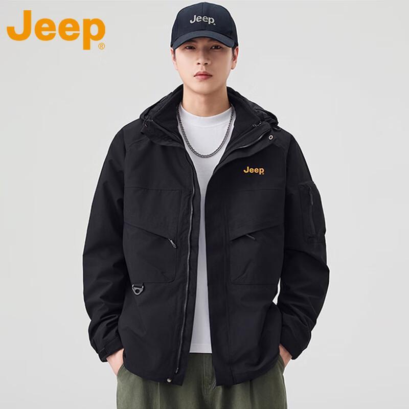 

Jeep Men s 3-in-1 Windproof Waterproof Hiking Jacket 4XL
