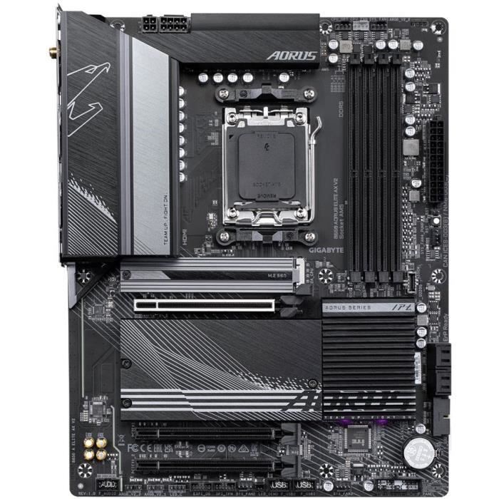 Carte Mère - GIGABYTE - B650 AORUS ELITE AX V2 - AM5 - DDR5 - Wi-Fi 6E