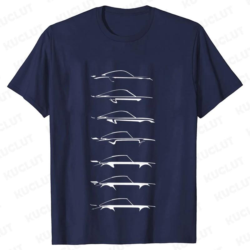 Men's T-shirt Auto Racing Car Design Tshirt Summer Classic Casual Fashion Sports Fitness O Neck Short Sleeve Comfortable Tees