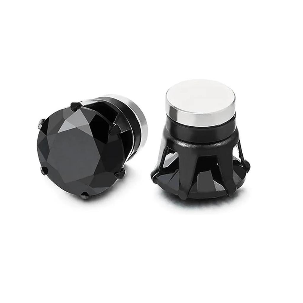 2 Pezzi Clip per Orecchie Magnetiche Orecchini a Bottone Senza Foratura Magnete Forte Finto Piercing Gioielli per Donna Uomo Clip per Orecchie per Bambini Ragazze