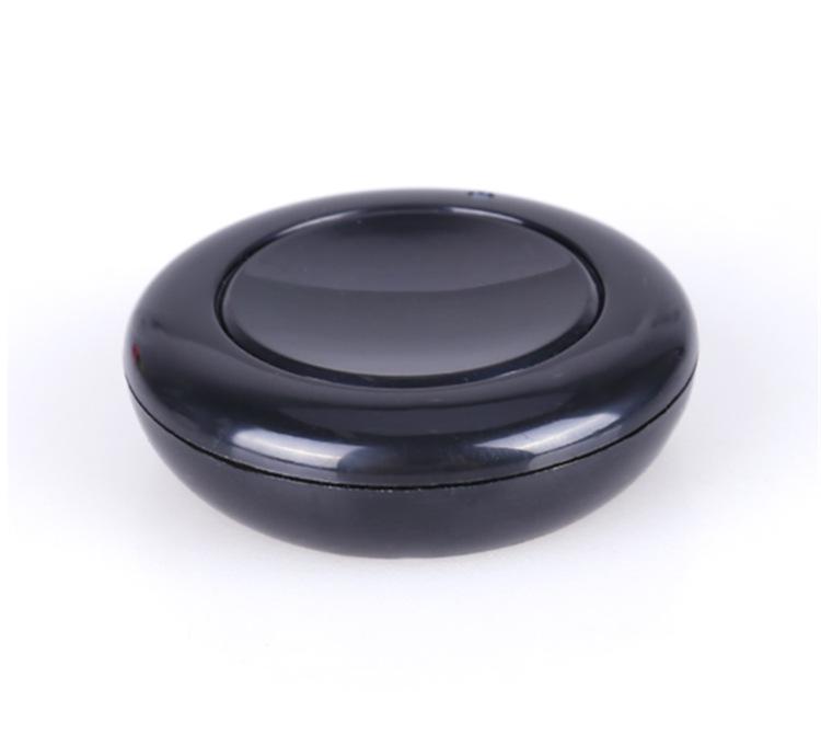AC Remote Control Switch (110V/220V) with Black Remote & Round Adhesive Transmitter