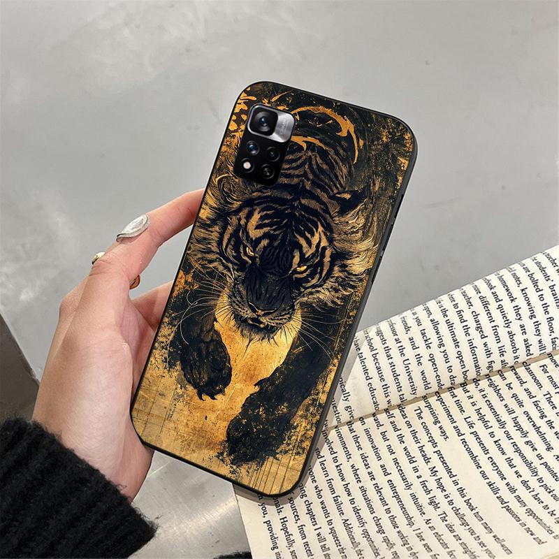 

Japanese tiger art tattoo Carcasa Funda Phone Case For Xiaomi Redmi note 14 Pro 14 13 12 11 10 Pro 14S 12S 11S Redmi 14C 13C 10 Redmi Note 12S