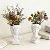 David Art Statue Flowerpot for Inserting Dried Flowers and Simulating Flowers Home Living Room Bedroom Decoration Gift