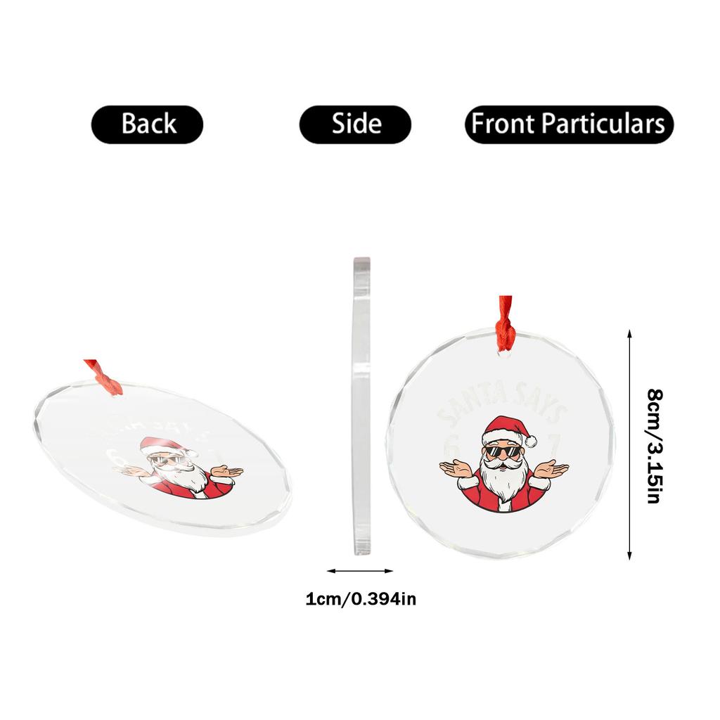 Circular Christmas Decorations Christmas Pendants