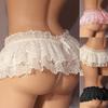 Women Briefs Lace Bow Sexy Pure Color Sweet G-string for Living