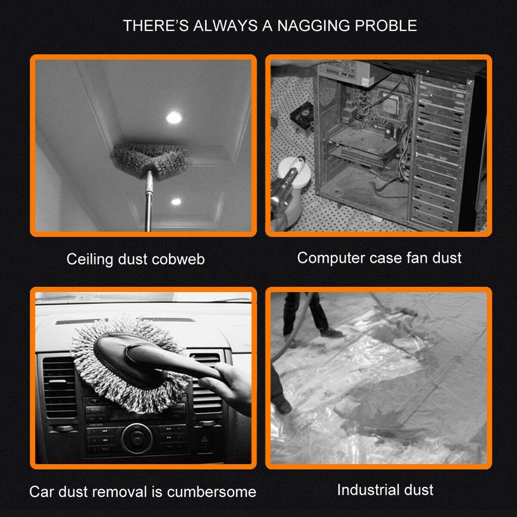 2 In 1 2800W Cordless Electric Air Blower Vacuum Cleannig Blower Blowing & Suction Leaf Dust Collector for Makita 18V Battery