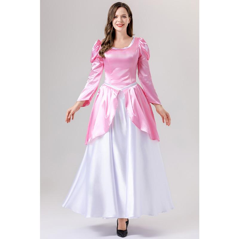 

Сказочный костюм Золушки для родителей и детей, детский косплей, взрослое платье принцессы, костюм для выступления M