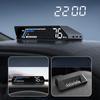 Dual Screen Car Speedometer Digital Hud Odb Driving Speedometer Windshield Projector Voltage Head Up Display For Truck Vehicles