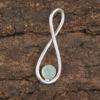 Aqua Chalcedony Gemstone Jewelry, 925 Sterling Silver Chain Pendant, Handmade Spiritual Pendant Attractive Jewelry, For Women