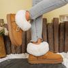 Women's Large Size Fur Mouth Soft Sole Winter Warm Fur Snow Boots Padded Lined Ankle Boots Non-Slip Hiking Casual Sports Cotton Boots