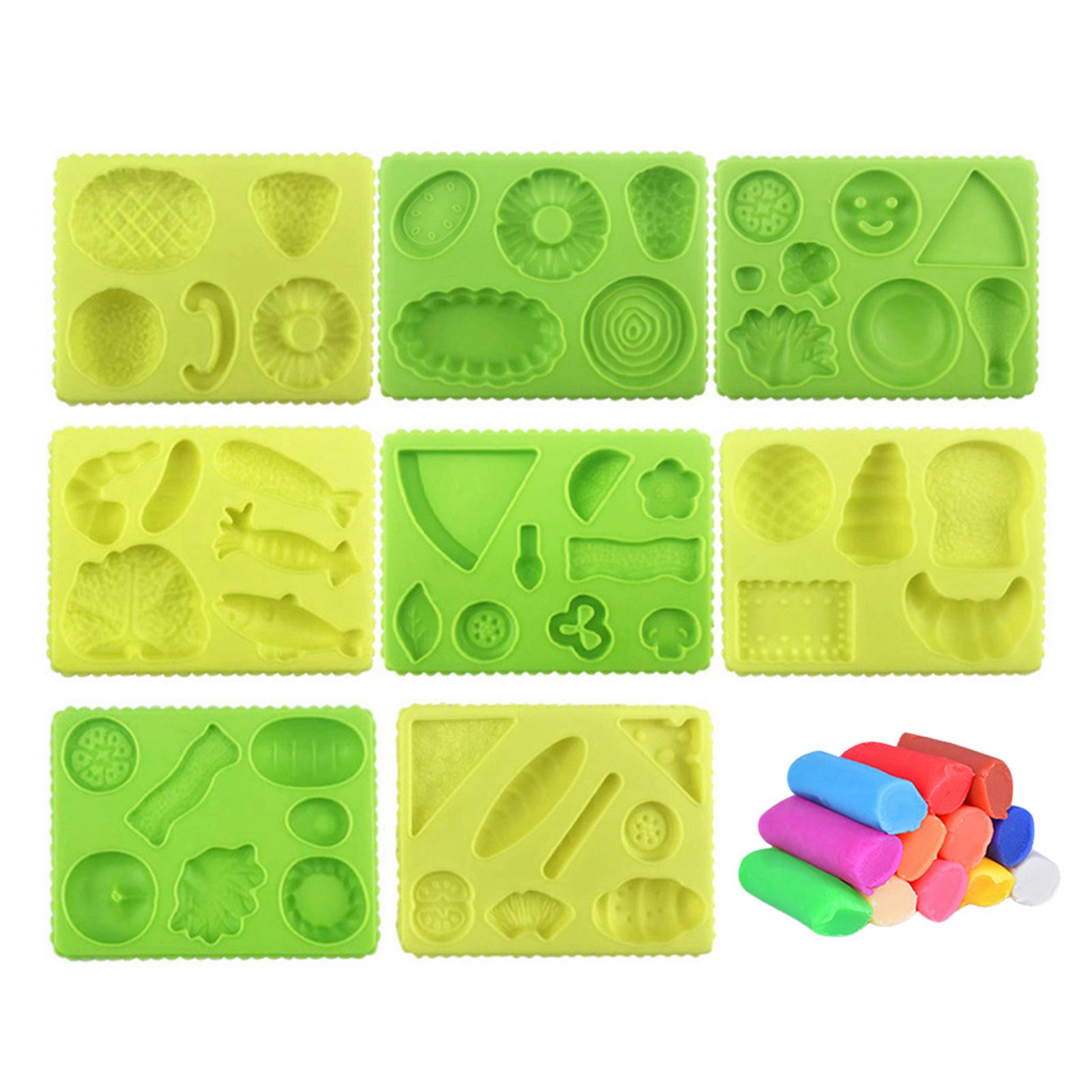 

1 Set Ice Cream Mold 3D Tools Clay Silicone Mould DIY Kids Fruit Vegetable Play Educational Kitchen Food Clay Playdough Set China Mainland