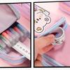 Multi-layer Storage Stationery Box Cartoon Storage Bag Pen Pouch Pencil Case  Gift