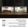 1:18 Scale Wooden Parking Garage Model with Dust Cover - DIY Scene for Adults