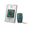Brushed Stainless Steel Infrared Sensor Exit Switch - Concealed Mount, Contactless Button