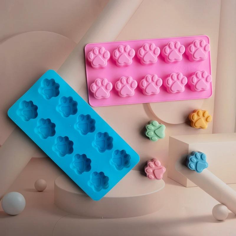 Cat Claw Shape Silicone Mold DIY Baking Tool for Chocolate Cake Candy Pudding Jelly Soap Resin and Ice Cube Making