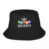 Custom Bingo Queen Bucket Hat WomenUnisex Outdoor Sun Summer Fishing Cap