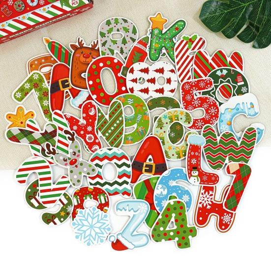 Kids Educational Refrigerator Magnet Alphabet Number Fruit Animal Preschool Learning Home Kitchen Whiteboard Locker Fridge Magnetic Decoration