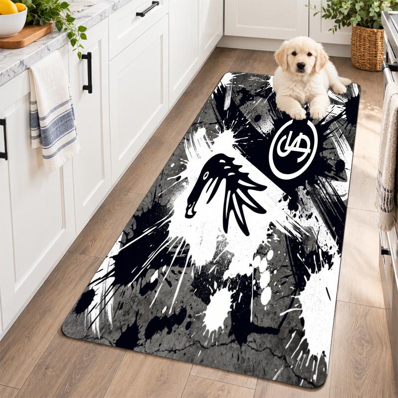 Flannel Kitchen Mat SC Freiburg FC Soft Area Rug Non Slip Floor Carpet Home Decoration